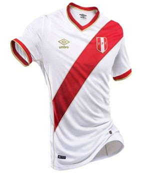 Camiseta de la seleccion peruana para el mundial
